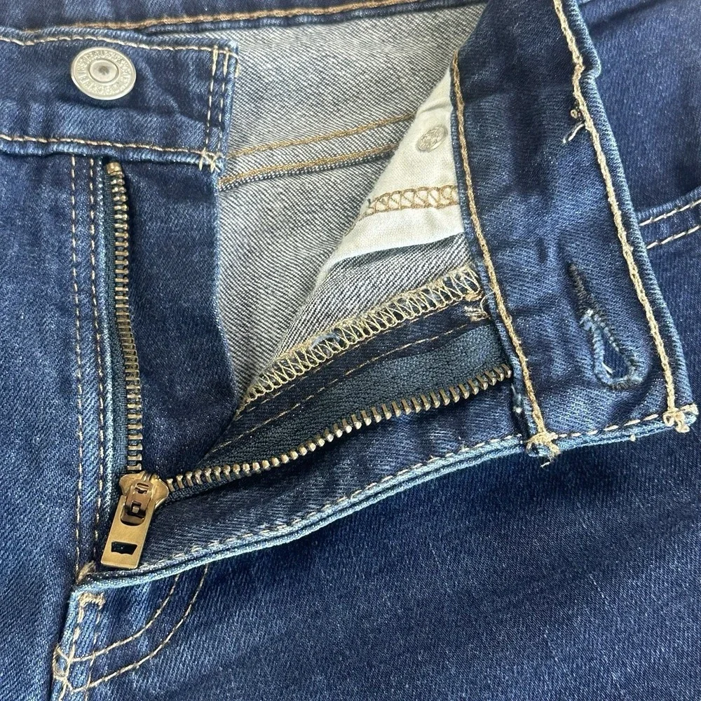 Levi's 511 Jeans Men's 30x30 Blue Dark Wash Regular Fit Straight‎ Leg Modern EUC